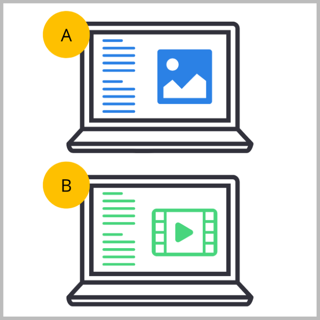 Exemple simple de test AB