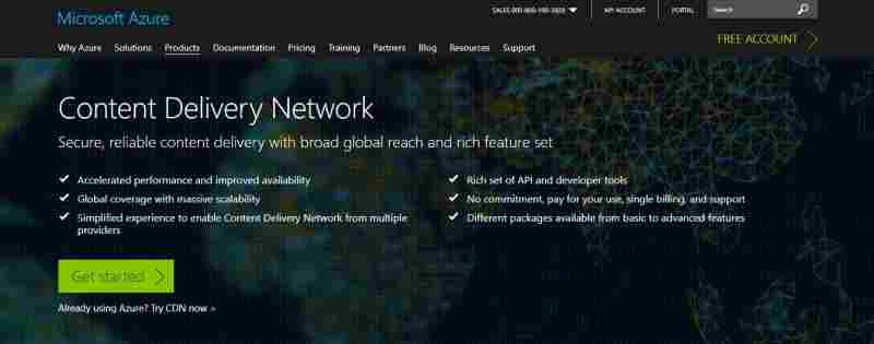 CDN do Microsoft Azure Microsoft Azure CDN