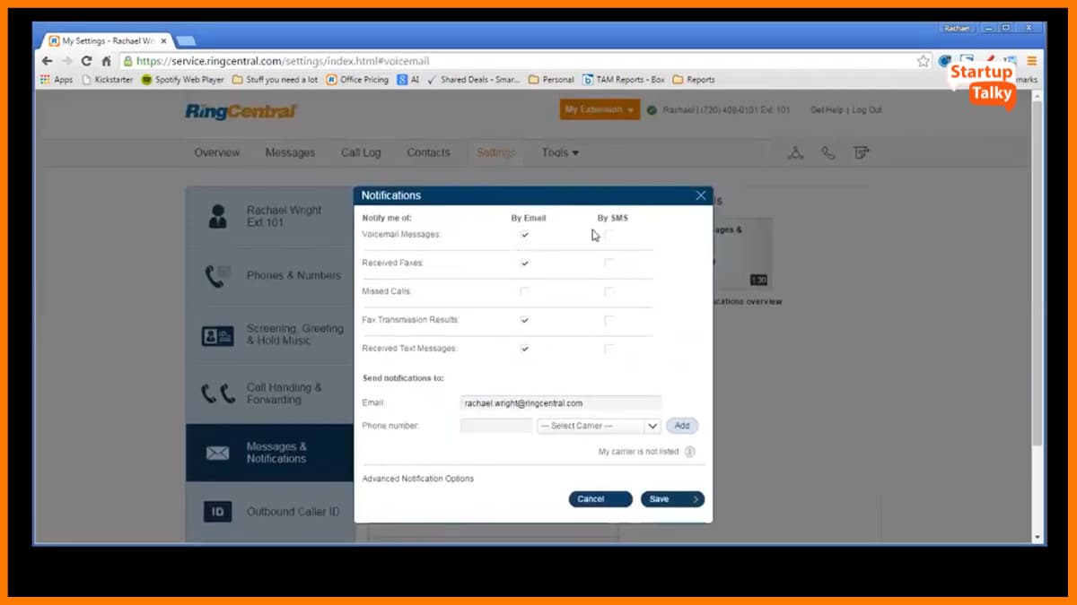 RingCentral - أفضل نظام هاتف سحابة