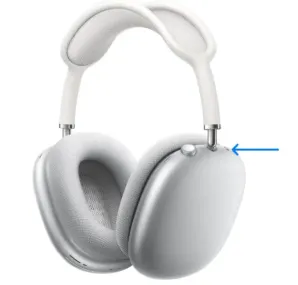 استخدم AirPods Max لتشغيل إلغاء الضوضاء على airpods