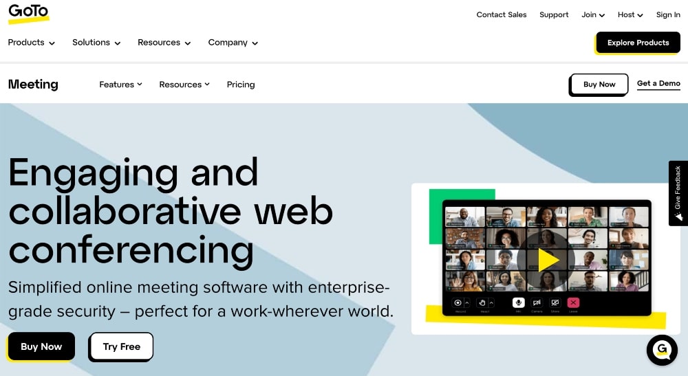 Situs web Pertemuan GoTo