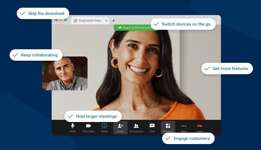 Fitur RingCentral Video