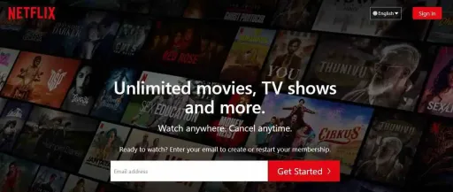 Przejdź do serwisu Netflix, aby pobrać najnowsze filmy HD
