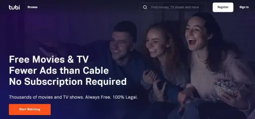 Odwiedź witrynę Tubi TV, aby pobrać najnowsze filmy HD