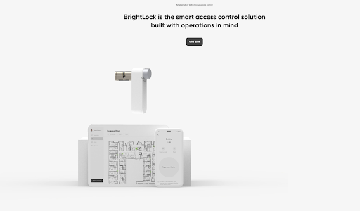 BrighLock da página de destino do aplicativo havr.io