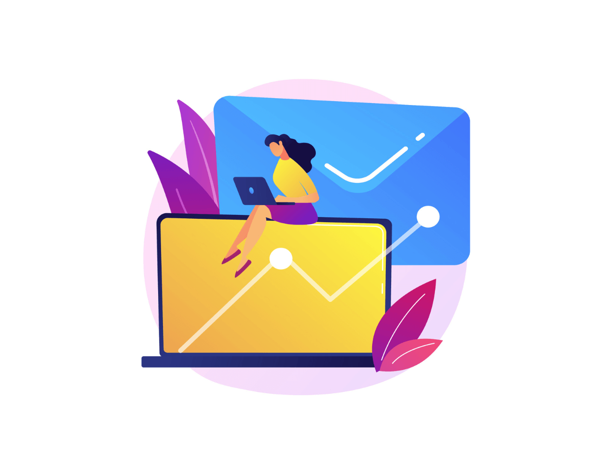 E-Mail-Interaktion-Nachricht senden
