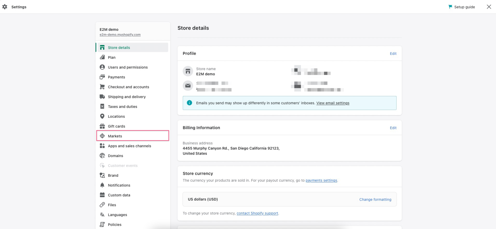 Creați un cont Shopify