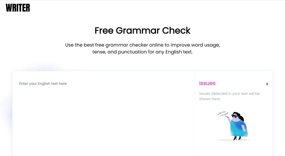 Il correttore grammaticale di Writer.com