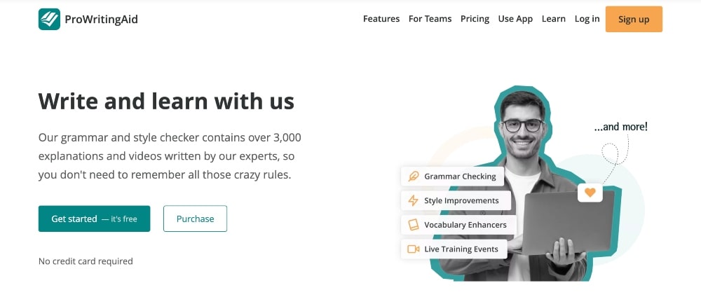 Sito web di ProWritingAid