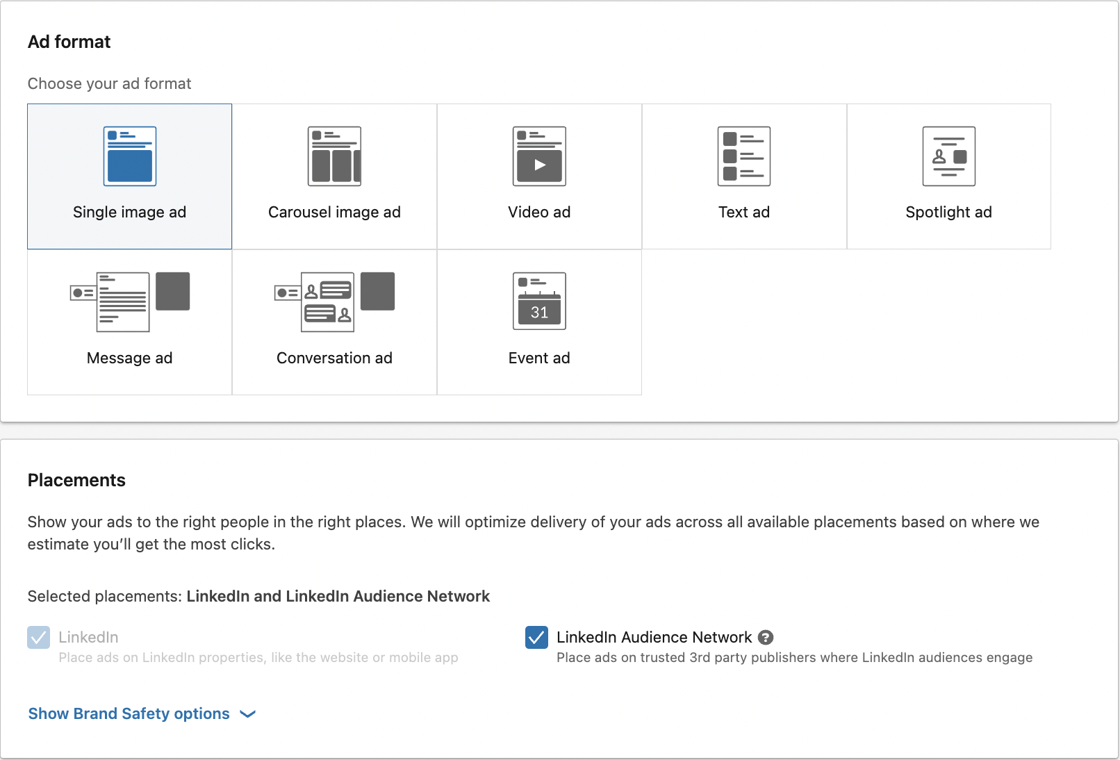 LinkedIn 広告の設定