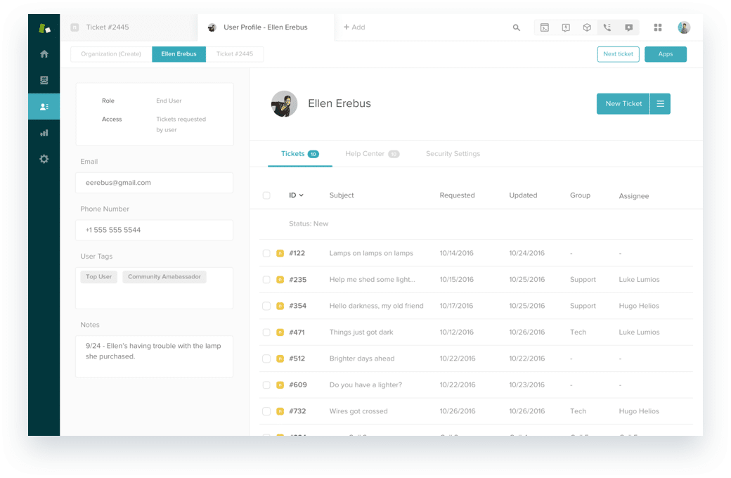 zendesk kontrol paneli