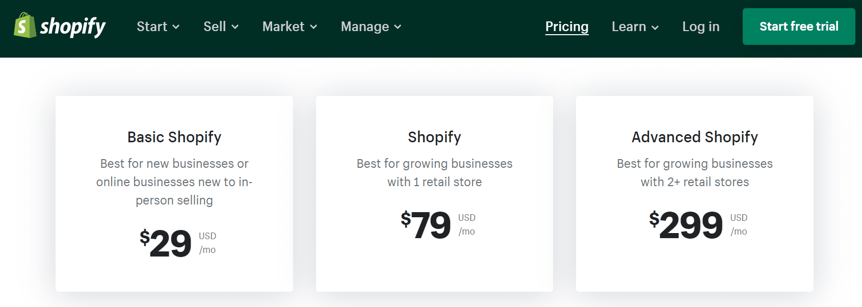Shopify การกำหนดราคาเสน่ห์