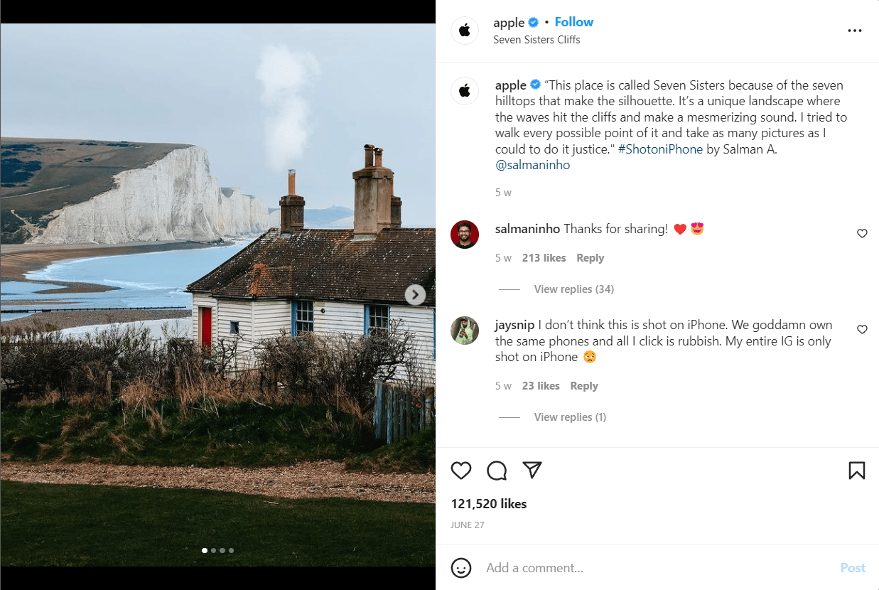La campagna Apple Shot on iPhone