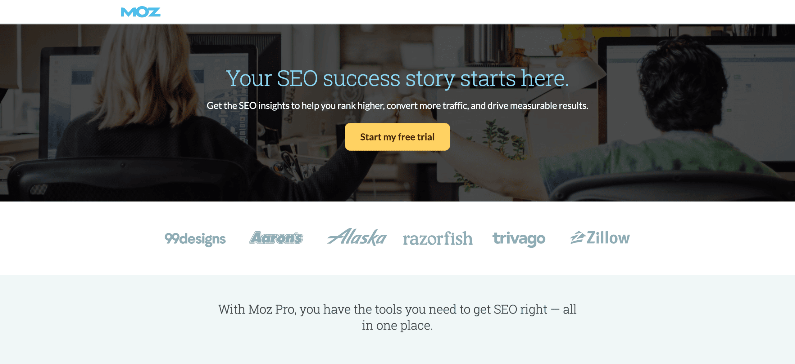 莫茲;擁有令人印象深刻的 SaaS SEO 工具集