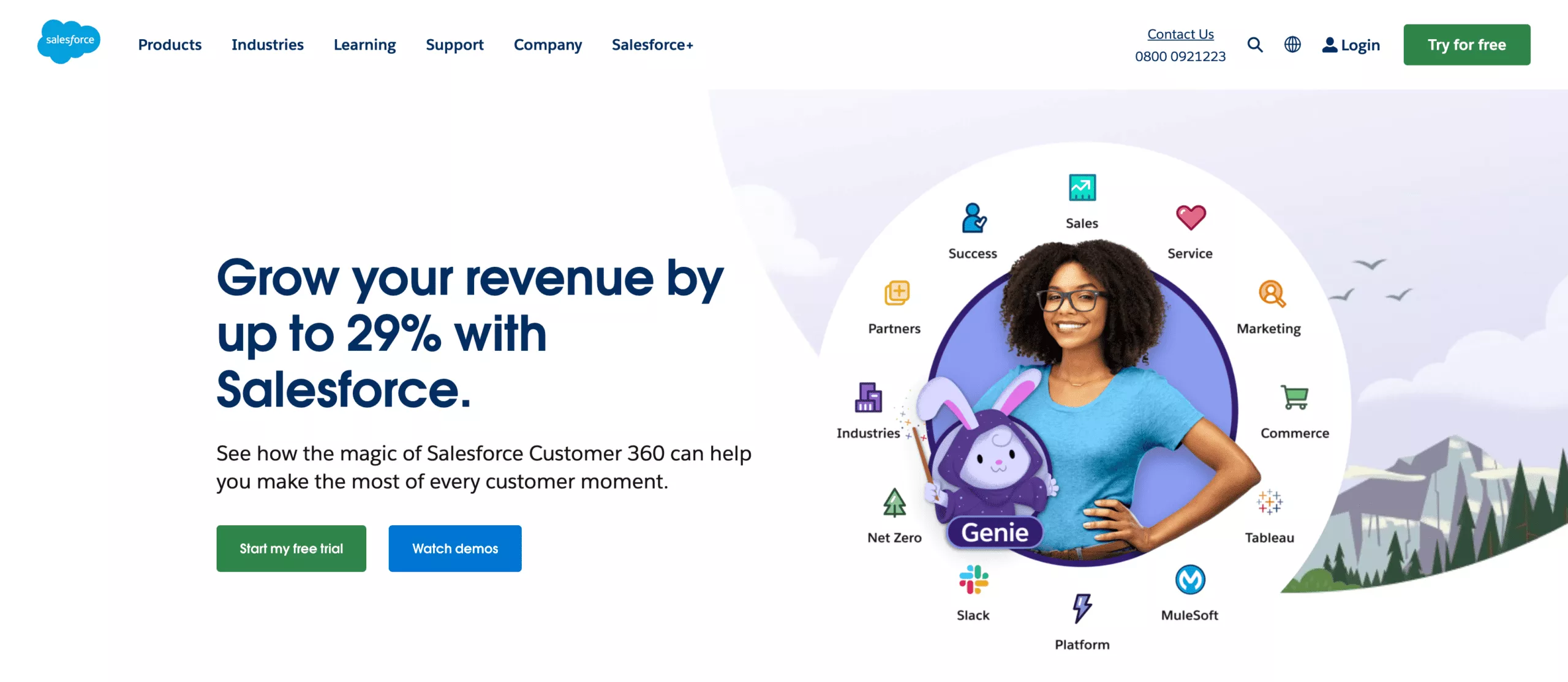 Witryna Salesforce to studium przypadku w propozycji wartości powyżej części składowej