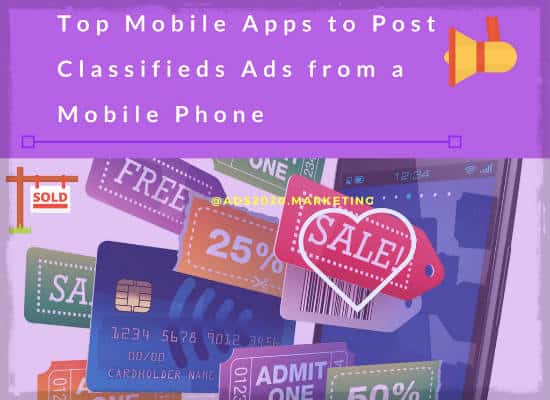 用於從手機在線發布免費廣告的十大移動應用程序 Top Mobile Apps to Post Classifieds Ads from a Mobile Phone-550x400