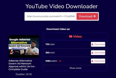 Buka Situs Web SSYoutube untuk mengunduh video youtube tanpa perangkat lunak apa pun