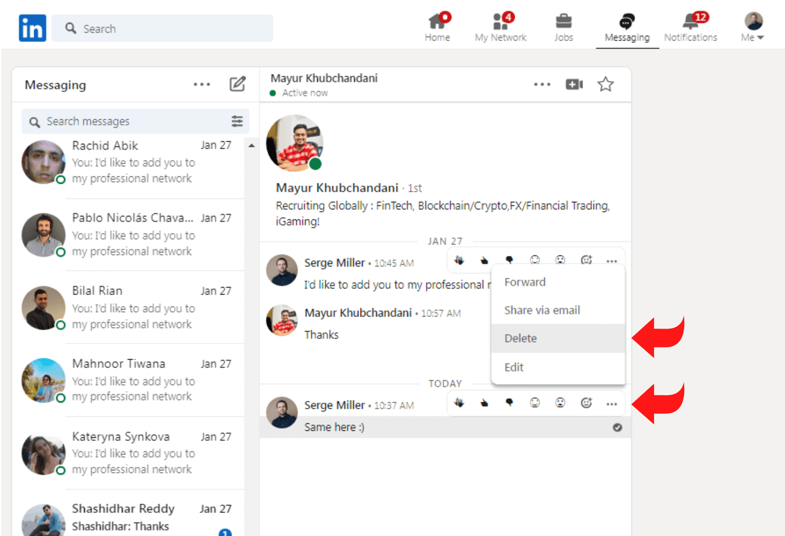 eliminar-mensaje-linkedin-interfaz