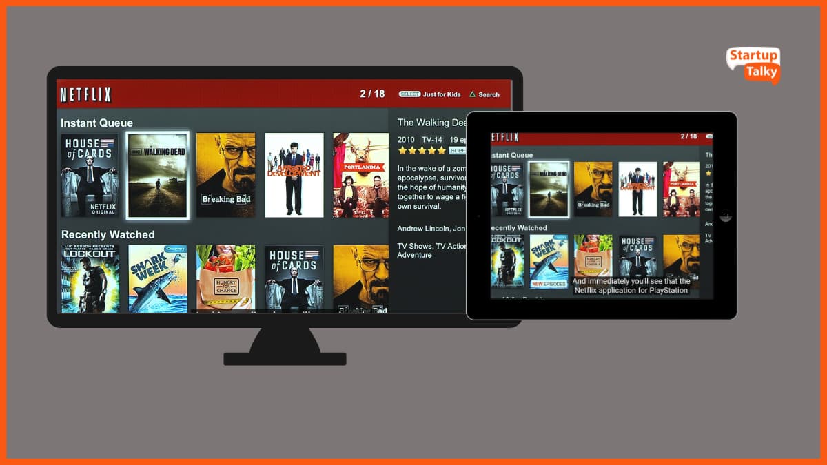 Netflix: servicio solo en línea