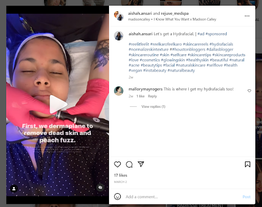 contoh posting video sosial informasi pasien klinik gigi