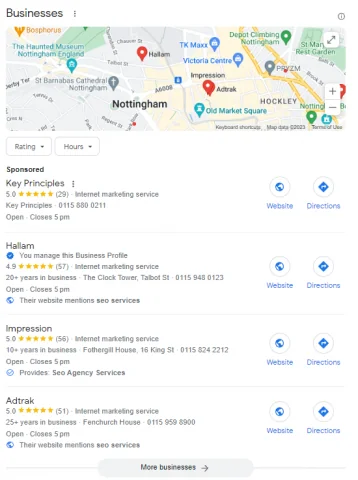 servicii seo nottingham