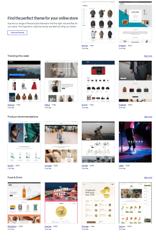 ธีม Shopify