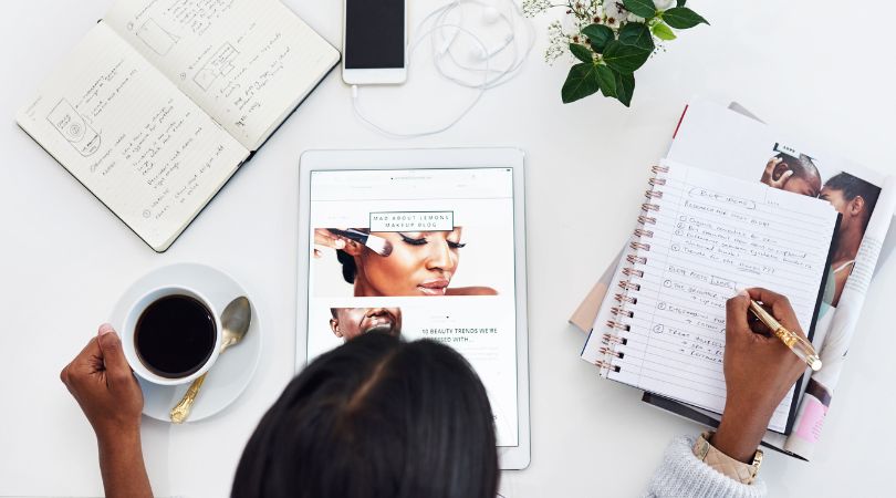imagen destacada del plan de negocios del blog