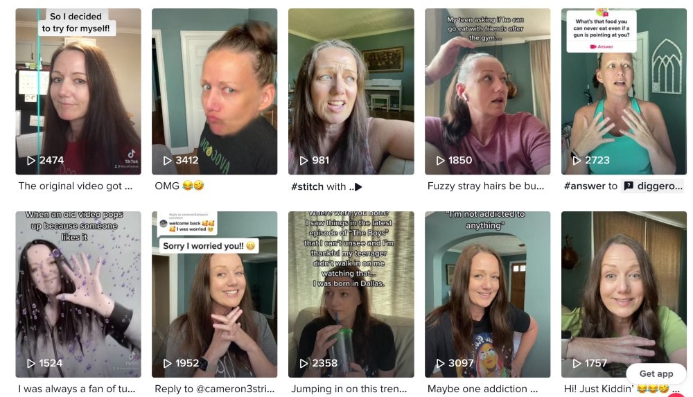 las publicaciones de cathy dean en TikTok