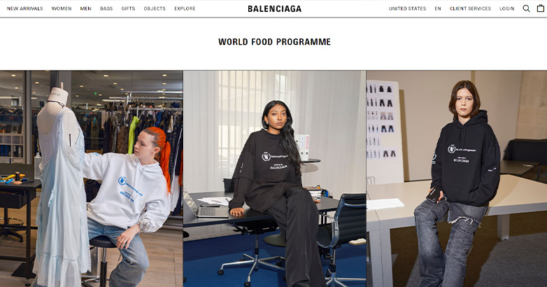 Balenciaga znalazła pewne zalety inwestowania zasobów w budowanie marki emocjonalnej.