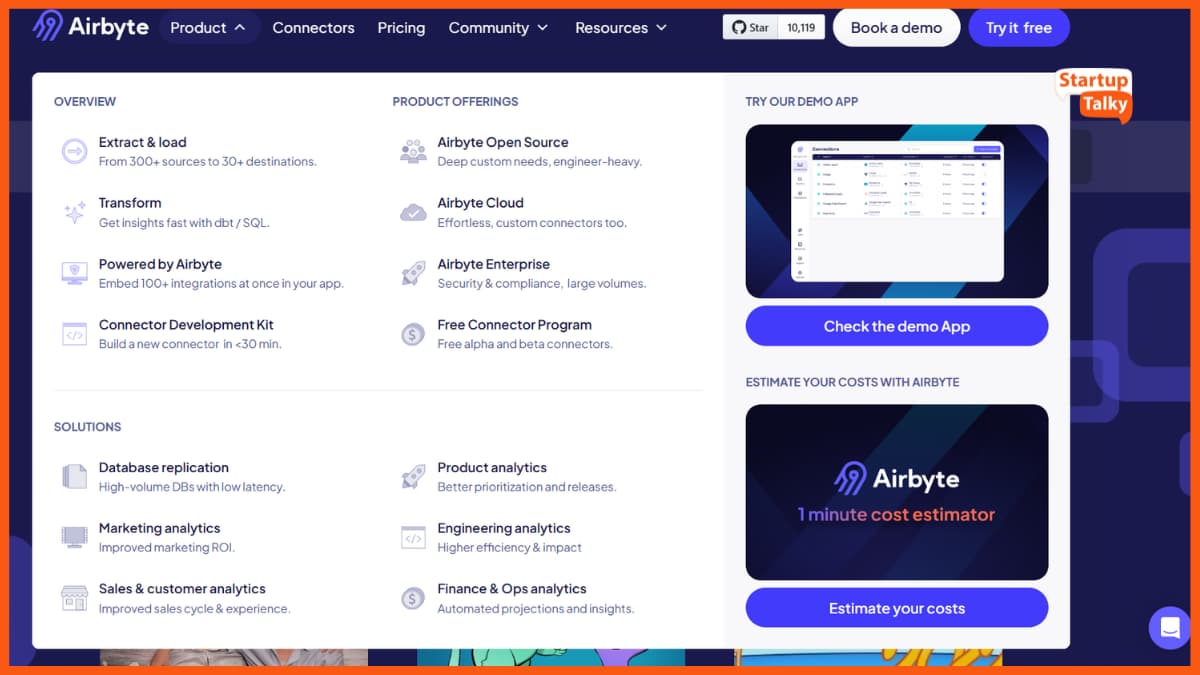 Airbyte Ürünleri ve Çözümleri