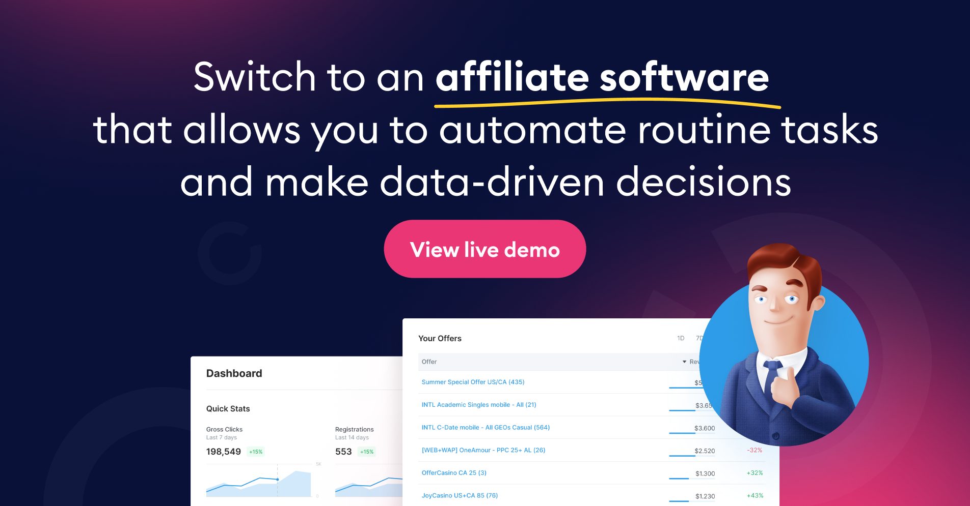 scaleo - instrument de marketing afiliat pentru decizii bazate pe date