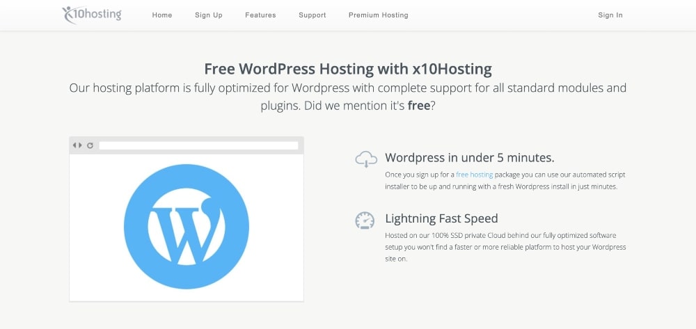 x10Hosting özellikleri