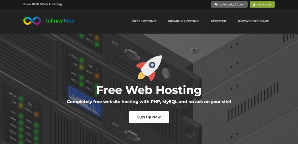 InfinityFree web sitesi