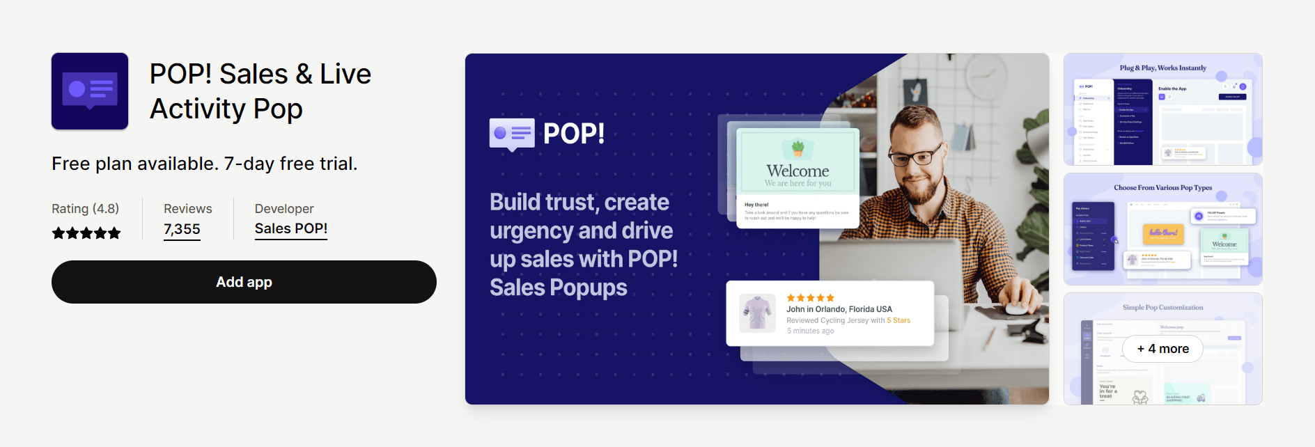 適用於 Shopify 的流行銷售彈出應用程序