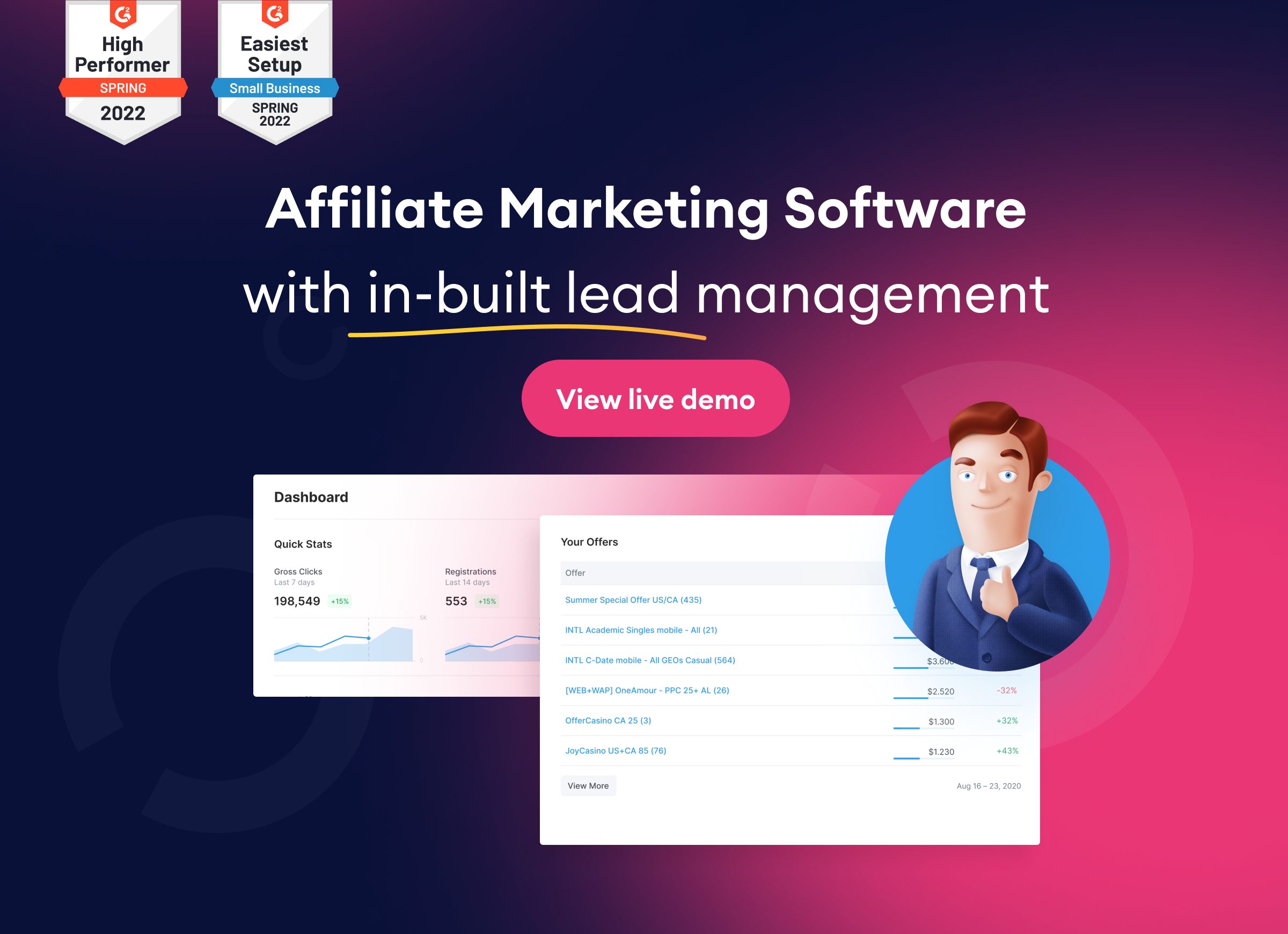 zarządzanie leadami w wbudowanym oprogramowaniu do marketingu afiliacyjnego