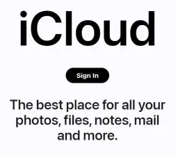 Otwórz icloud.com w przeglądarce i zaloguj się, aby śledzić lokalizację iPhone'a