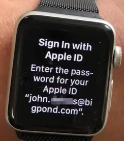 Skonfiguruj zegarek Apple Watch i zaloguj się, aby połączyć zegarek Apple z telefonem iPhone