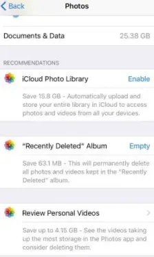 Оптимизируйте хранилище фото и видео на iPhone для управления хранилищем iphone