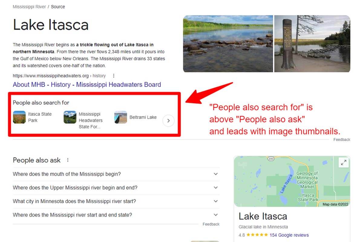 Google probó colocar PASF por encima de PAA