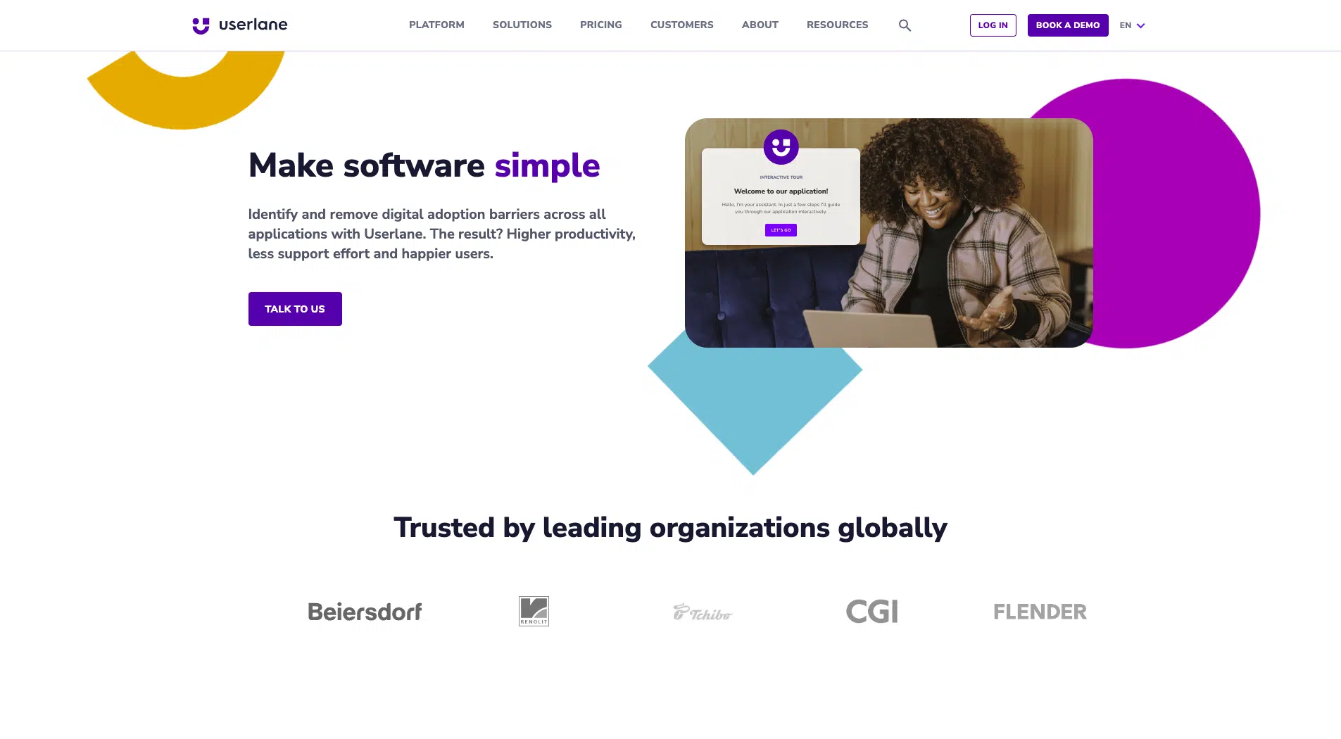 Software de integração do cliente Userlane
