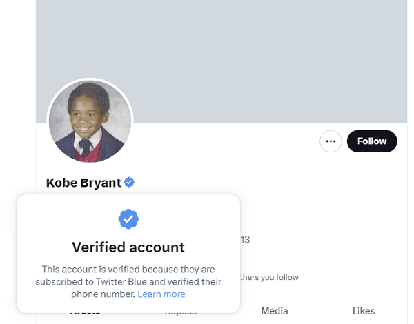 Profilul Twitter Kobe Bryant