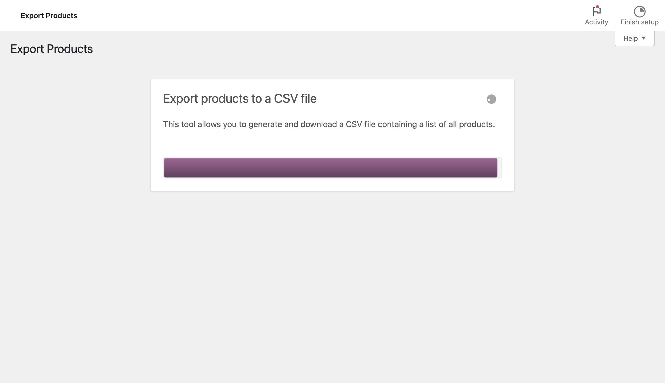 將產品導出到 csv 文件