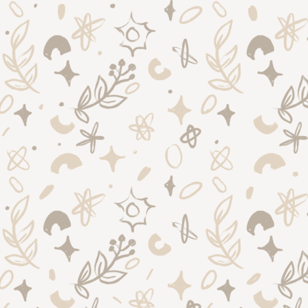 Print Pattern Design Creator per una caffetteria con icone botaniche 5226a