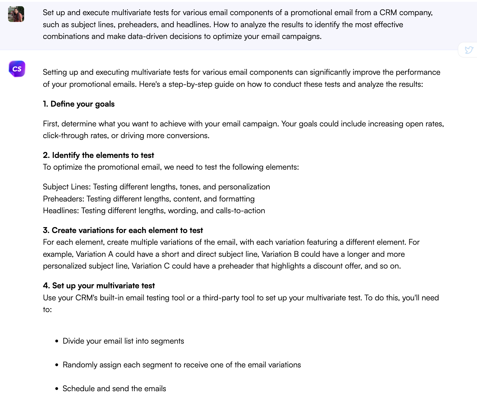 ChatGPT Prompts for email A/B 测试和优化 - ChatGPT Prompts for Email Marketing