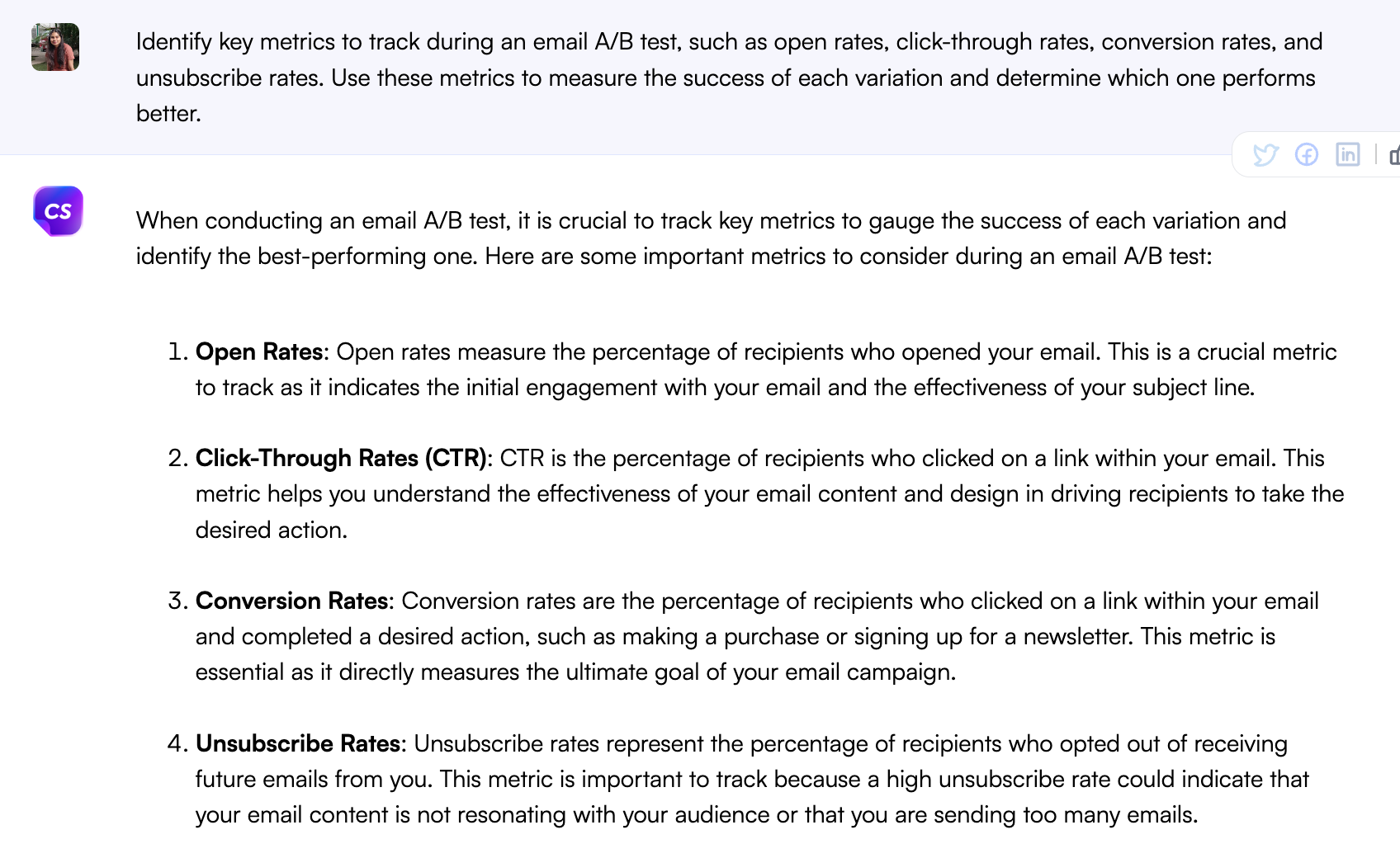 ChatGPT Prompts for email A/B 测试和优化 - ChatGPT Prompts for Email Marketing