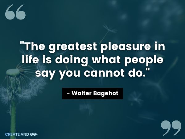 Walter Bagehot 명언