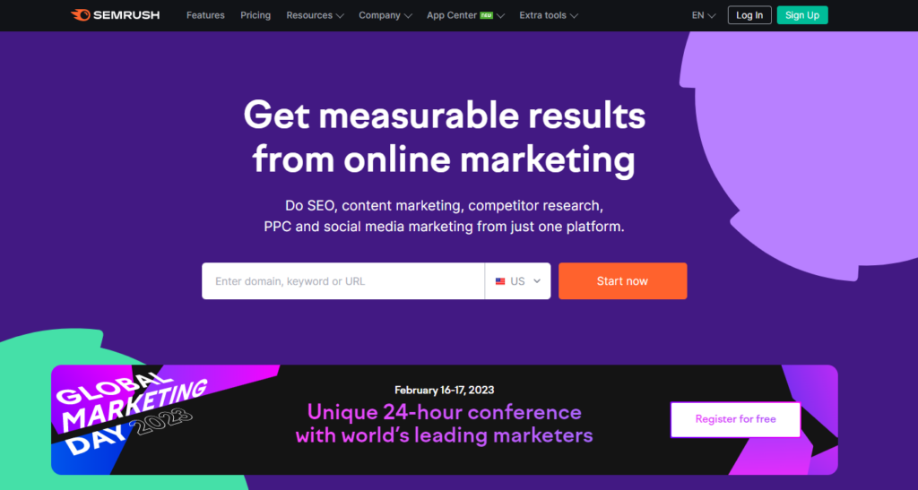 SEMrush - 디지털 마케팅 도구