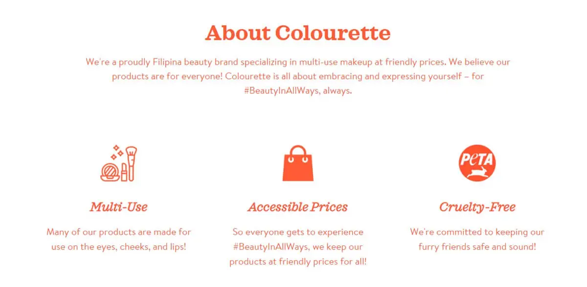 สำเนาเว็บไซต์เครื่องสำอาง colourette