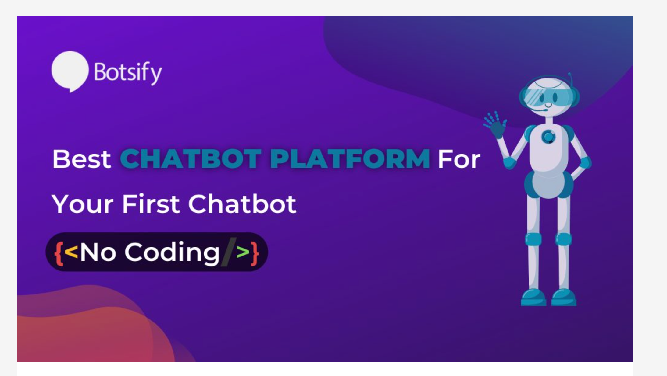 Botsify - 노코드 AI 챗봇 빌더 상위 9개