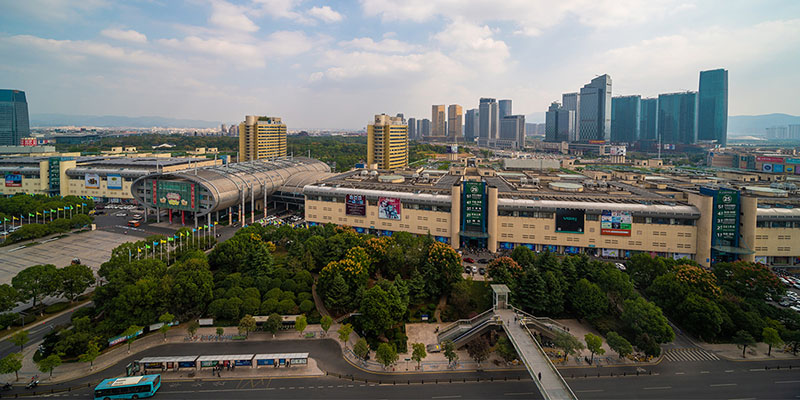義烏市場の2区入口